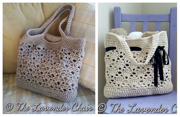 Crochet Tote Bag Free Patterns Tutorials