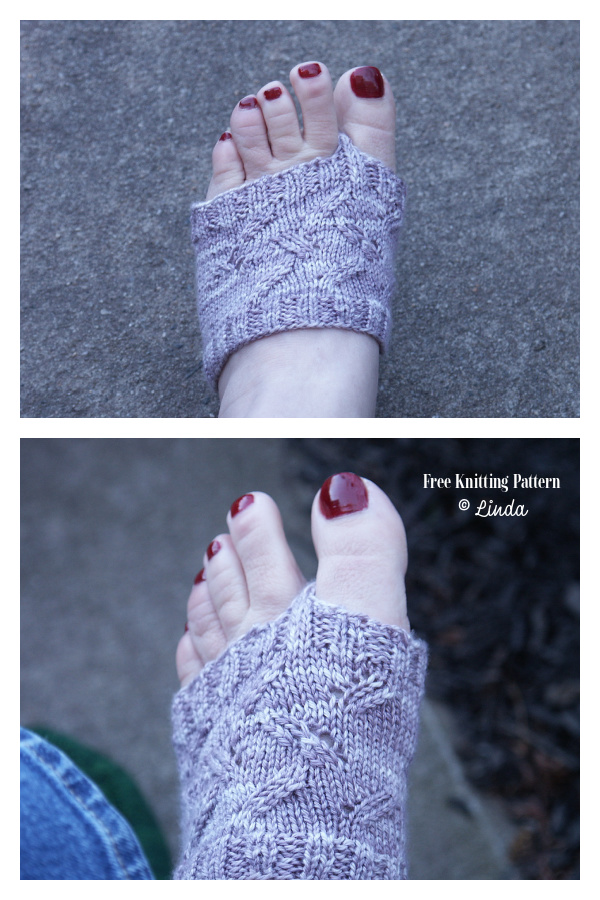 Summer Flippant Thong Socks Free Knitting Pattern