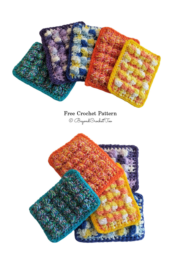Pop Scrubber Kitchen Scrubby Free Crochet Patterns