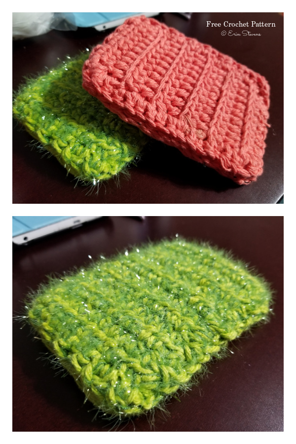 Thick Dish Sponge Free Crochet Patterns