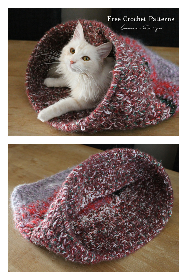 Cozy Cat Cave Crochet Pattern
