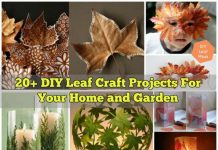 20+ DIY Leaf Craft Projects For Your Home and Garden 20+ DIY Leaf Craft Projects For Your Home and Garden