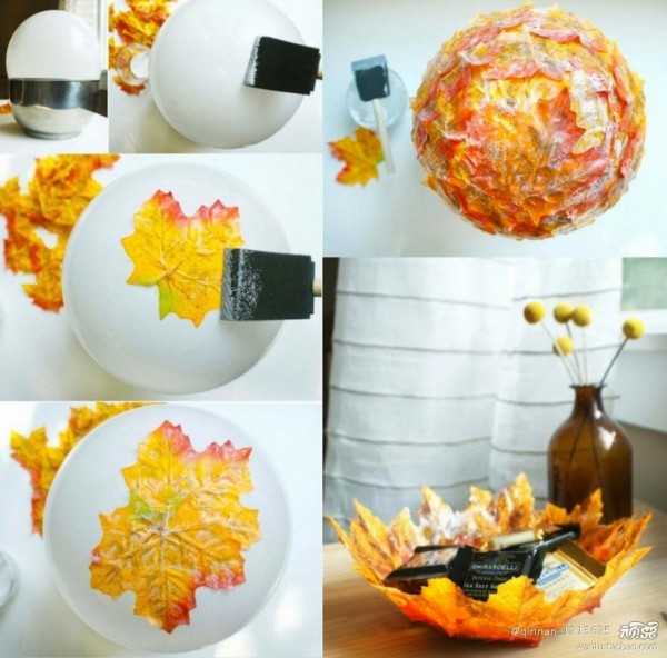 20+ DIY Leaf Craft Projects For Your Home and Garden