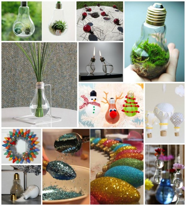 30 Fabulous DIY Light bulb Recycling Ideas and Projects