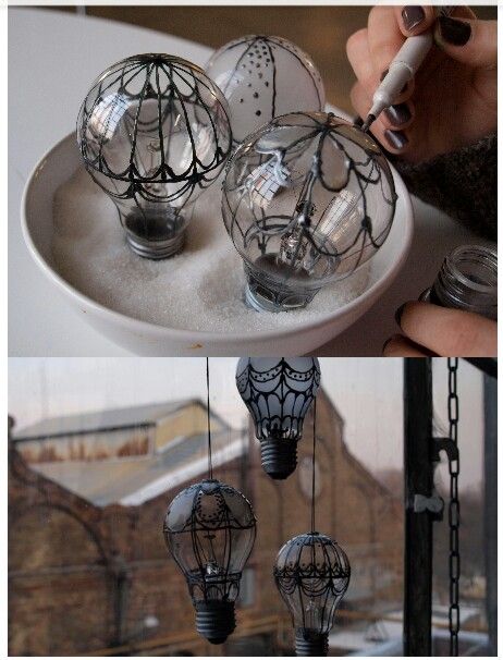 30 beautiful DIY ways to upcycle lightbulbs