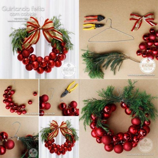 20+ DIY Christmas Wreath Ideas and Projects to Adore Your Home8