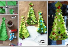 DIY Paper Christmas Tree Gift Topper Tutorial + Video DIY Paper Christmas Tree Gift Topper Tutorial