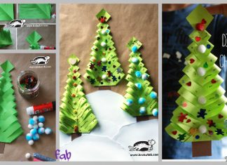 DIY Paper Christmas Tree Gift Topper Tutorial + Video DIY Paper Christmas Tree Gift Topper Tutorial