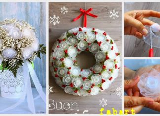 DIY Plastic Egg Tray Rose Flower Christmas Wreath Tutorial-Video DIY Plastic Egg Tray Rose Flower Christmas Wreath Tutorial-Video