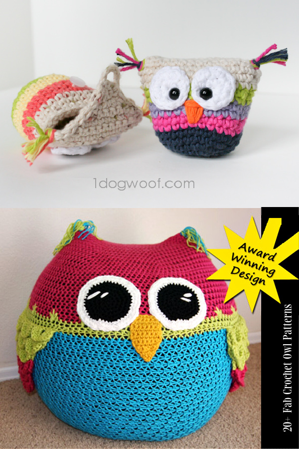 20+ Fabulous Crochet Owl Patterns