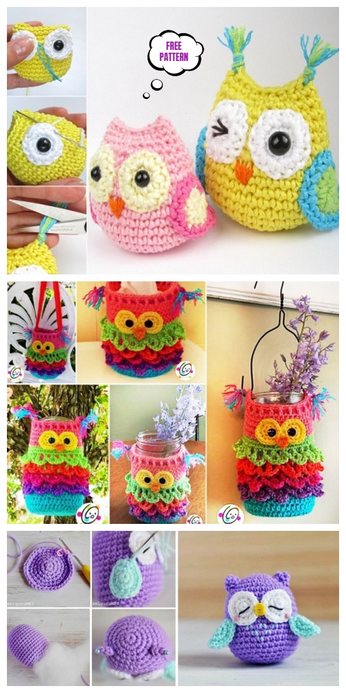 DIY Free Crochet Owl Patterns Roundup