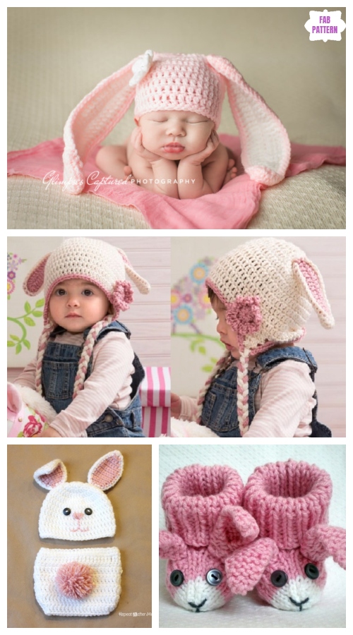  Crochet Easter Bunny Baby Gifts Free Patterns