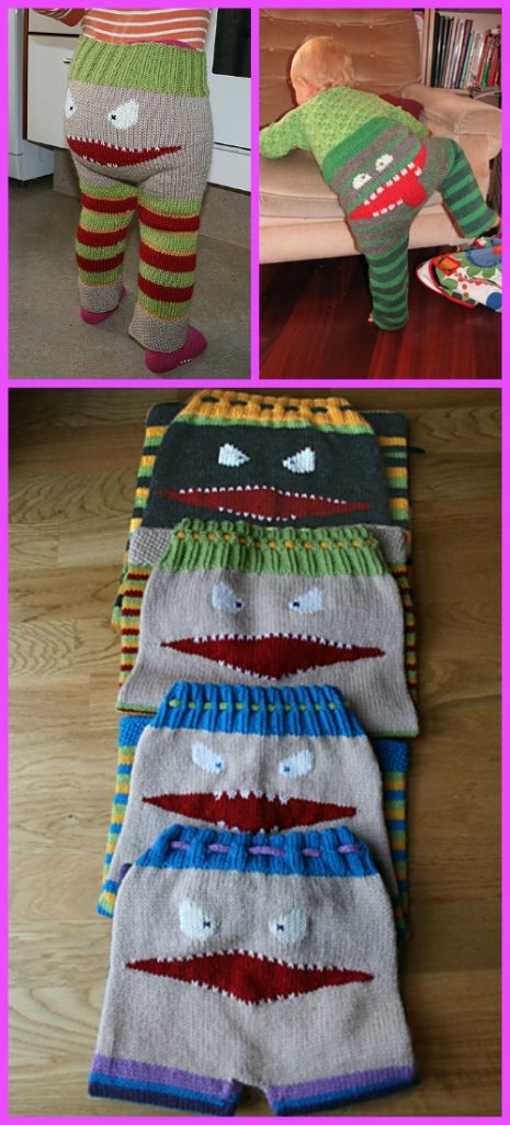 Knit a Pair of Monster Bum Pants! Get the Pattern FREE! - KnitHacker