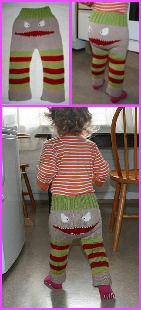 Knit Kids Monster Pants Longies & Shorts Free Patterns 