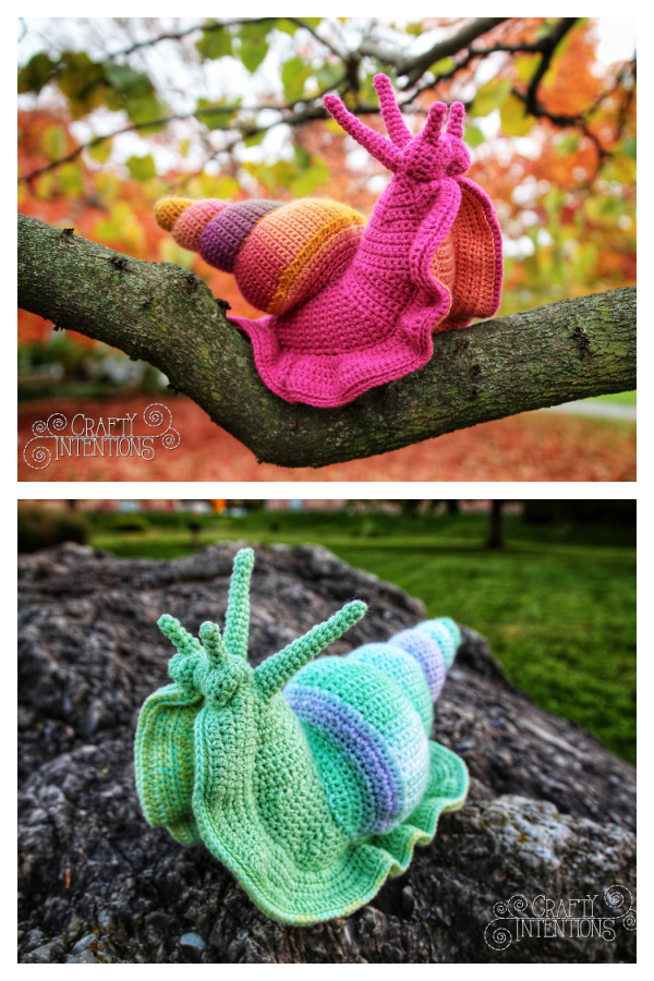Amigurumi Giant Snail Crochet Patterns
