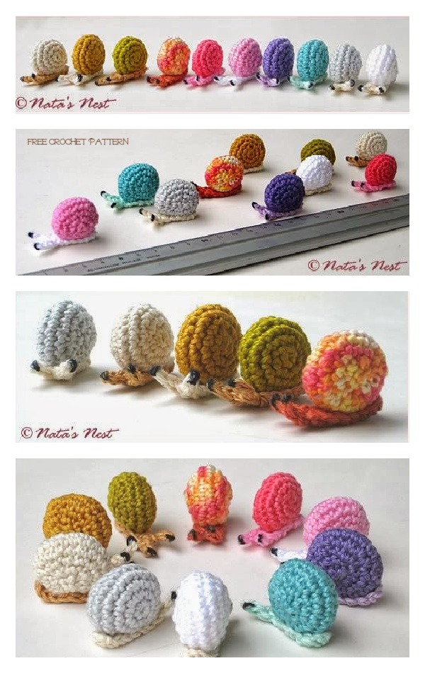 Amigurumi Little Snail Free Crochet Patterns