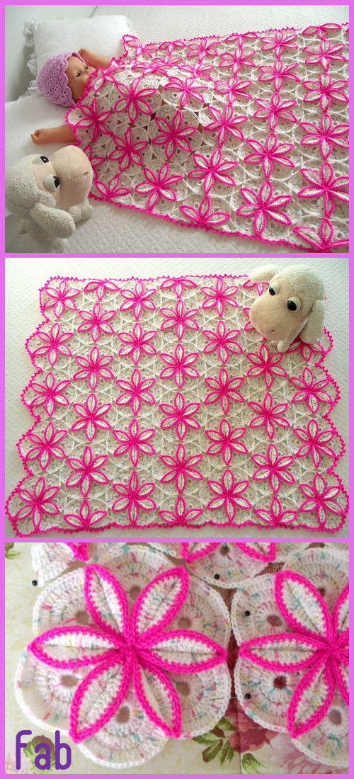 Crochet Princessa Baby Blanket Pattern