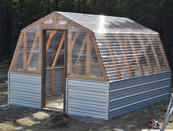 DIY Barn Greenhouse Tutorial