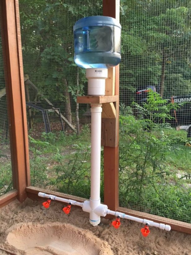 DIY PVC Chicken Watering System Tutorial