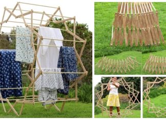 DIY Star Shaped Laundry Drying Rack Tutorial DIY Star Shaped Laundry Drying Rack Tutorial