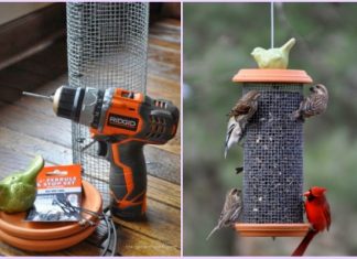 DIY Bird House Tutorial DIY Sunflower Tower Bird-Feeder Tutorial