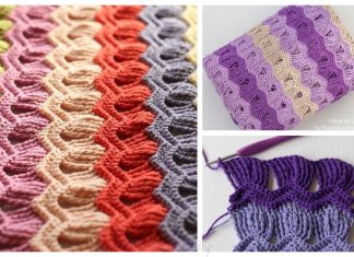 Vintage Fan Ripple Stitch Blanket Free Crochet Pattern + Video Crochet Vintage Fan Ripple Stitch Blanket Free Crochet Pattern + Video