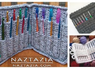 10 Hook Holder Case Free Crochet Patterns + Video Hook Holder Case Free Crochet Patterns + Video