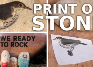 How to Transfer An Image To Rock Tutorial-Video How to Transfer An Image To Rock Tutorial-Video