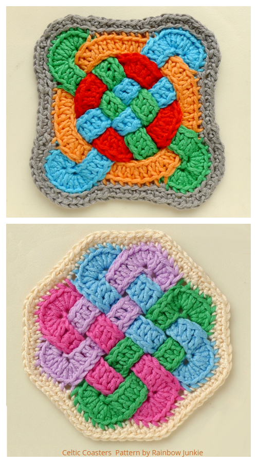 Crochet Celtic Knot Square Crochet Pattern