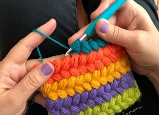 Crochet Braided Puff Stitch Free Pattern Tutorial Crochet Braided Puff Stitch Free Pattern Tutorial