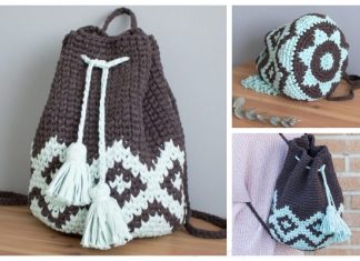 Crochet Mochila Boho Backpack Free Crochet Pattern – Video Crochet Mochila Boho Backpack Free Crochet Pattern - Video