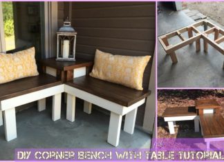 DIY Corner Bench with Table Tutorial DIY Corner Bench with Table Tutorial