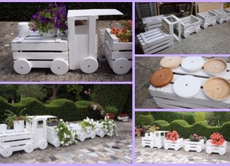 DIY Wood Crate Train Planter Tutorial DIY Wood Crate Train Planter Tutorial