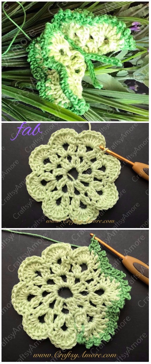 Crochet Edged 3D Butterfly Free Pattern