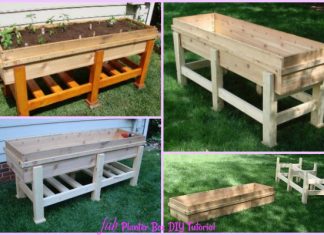 DIY Waist High Wood Planter Box Tutorial DIY Waist High Wood Planter Box Tutorial