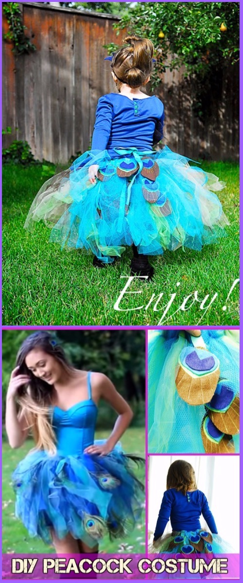 peacock costume homemade