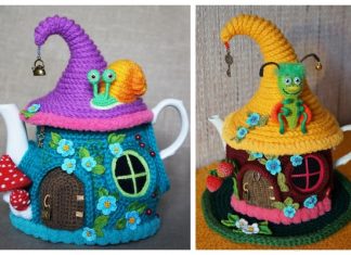 Crochet Fairy House Teapot Cozy Free Crochet Patterns Crochet Fairy House Teapot Cozy Free Crochet Patterns
