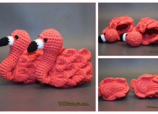 Flamingo Feet Baby Booties Free Crochet Pattern + Video Flamingo Feet Baby Booties Free Crochet Pattern + Video