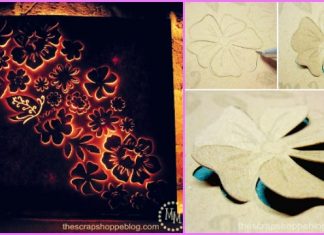 DIY Backlit Flower Canvas Art Tutorial DIY Backlit Flower Canvas Art Tutorial