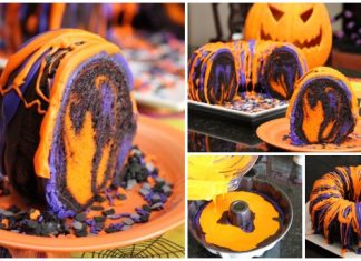 DIY Halloween Rainbow Party Bundt Cake Recipe DIY Halloween Rainbow Party Bundt Cake Recipe