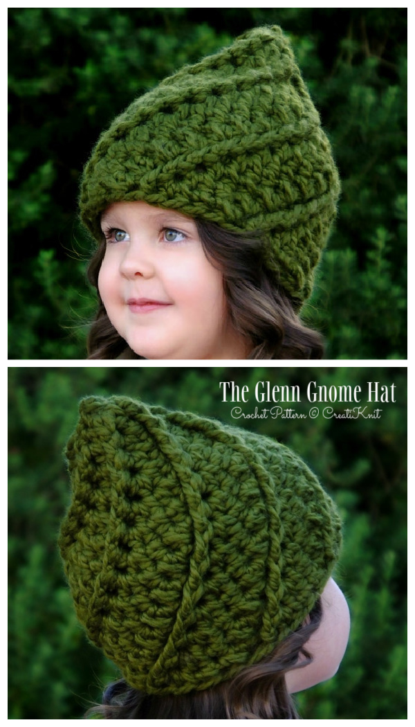 The Glenn Gnome Hat Crochet Patterns 