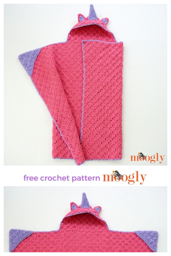 Cuddle Up Unicorn Blanket Crochet Patterns
