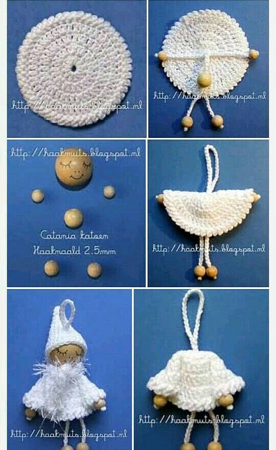 Mini Bead Angel Doll Ornament Free Crochet Patterns Mini Bead Angel Doll Ornament Free Crochet Patterns