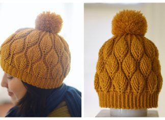 3D Leaf Stitch Hat Free Crochet Patterns + Video Crochet 3D Leaf Stitch Hat Free Crochet Patterns + Video