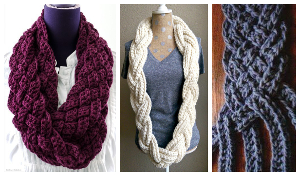 Braided Scarf Crochet Pattern - CAAB Crochet