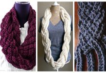 Braided Scarf Free Crochet Patterns Braided Scarf Free Crochet Patterns