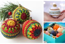 Christmas Bauble Ornament Free Crochet Patterns Christmas Bauble Ornament Free Crochet Patterns