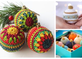 Christmas Bauble Ornament Free Crochet Patterns Christmas Bauble Ornament Free Crochet Patterns