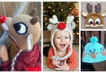 Christmas Reindeer Hat Free Crochet Patterns Christmas Reindeer Hat Free Crochet Patterns