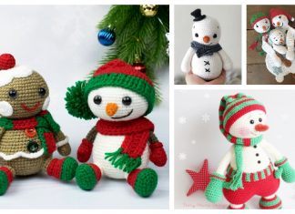 10 Christmas Crochet Snowman Amigurumi Free Patterns & Paid Christmas Crochet Snowman Amigurumi Free Patterns & Paid